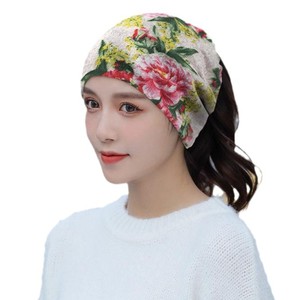 Chapeau-turban polyvalent automne-hiver pour <span class=keywords><strong>femme</strong></span>, avec écharpe intégrée, protection chaude du cou, style foulard tendance - Product Image 4