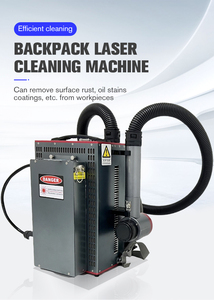 Backpack with Battery Laser Cleaner Weld Cleaning Paint Removal 200W Pulse Laser Cleaning Machine - Product Image 6