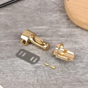 Wholesale Factory Metal Clasp 34*19mm Turn Lock Twist Lock For DIY Handbag Bag Purse Hardware