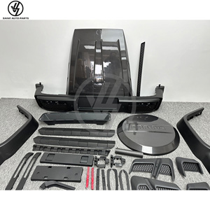 ชุดแต่งกันชนหน้าคาร์บอนไฟเบอร์แบบแห้ง PP+ รุ่น B Style สำหรับ Mercedes-Benz G-Class W464 G63 G500 ปี 2019+  แบบ W463A  ความแม่นยำในการติดตั้ง 1:1 - Product Image 6