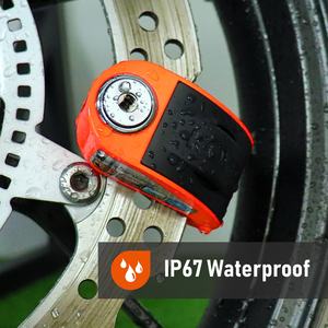 Alarma DE ALTO decibelio <span class=keywords><strong>Kovix</strong></span>, bloqueo de freno de disco 120, Seguridad ANTIRROBO impermeable para motocicletas y bicicletas - Product Image 1
