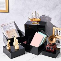 Étagère de présentoir d'objets de collection de dessert de traiteur ensemble de rehausseur de table de buffet personnalisé pour l'affichage de nourriture