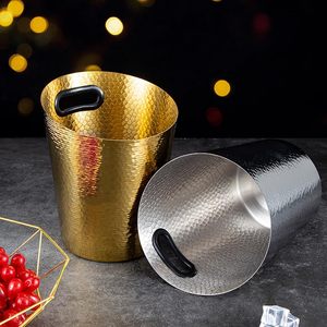 Enfriador de Bebidas de Acero Inoxidable <span class=keywords><strong>para</strong></span> Fiestas, Cubo de Hielo Grande de Metal <span class=keywords><strong>para</strong></span> Bebidas, Vino y Cerveza, <span class=keywords><strong>para</strong></span> Picnic, <span class=keywords><strong>Bar</strong></span> y Fiestas al Aire Libre - Product Image 2