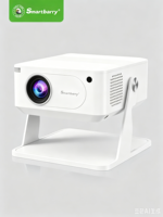 Projecteur intelligent Android 11 HT29 2K, 1 Go + 8 Go, LCD, 120 lumens, projection 10 m, support réglable, portable pour utilisation en conférence