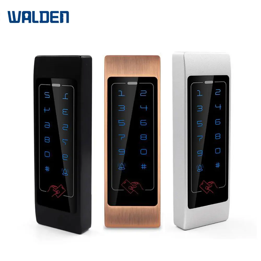 Waterproof Touch RFID Reader Electronic House Security Door Opener Smart Standalone Metal Keypad Access Control System