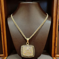 Collier pendentif Pittsburgh Steelman Champion vente chaude, collier pendentif à la mode, accessoires en alliage de sport, personnalisable