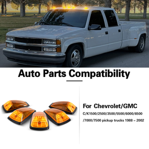 5 Luces LED Ámbar de Posición Superior para Camionetas Chevy/GMC C/K 1988-2002, Luces de Marcador de Cabina - Product Image 2
