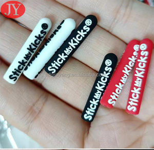 Têtes de corde faciles à installer Corps blanc Logo en relief Sneaker Dentelle Aglets en plastique Accessoires de dentelle de haute qualité Conseils en gros - Product Image 4