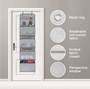 <b>Large</b> Over Door Hanging Organizer with 4 Pouches Nursery Closet Storage <b>Set</b> for Convenient Storage Solution - Product Image 6
