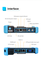 Plus récent IPC-5200 Plus 6 dans 1 TVI,CVI AHD,SDI/EX-SDI wifi test de caméra de vidéosurveillance avec câble traceur