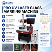 Machine de marquage laser pour verre UV, verre mince, verre revêtu, verre miroir, sans fissures, traitement à froid
