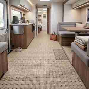 Revêtement de sol intérieur en vinyle tissé PVC expansé pour camping-car, <span class=keywords><strong>caravane</strong></span> et véhicule de loisirs - Product Image 6