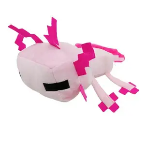 Minecrafted My World mainan bayi mewah Creeper mainan mewah Mini ujung bayangan boneka naga Pixel Kawaii boneka lebah mainan mewah