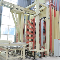 Presse hydraulique à chaud 25 couches 800 tonnes pour contreplaqué, MDF, panneaux de particules, laminage de panneaux de bois, automatique PLC