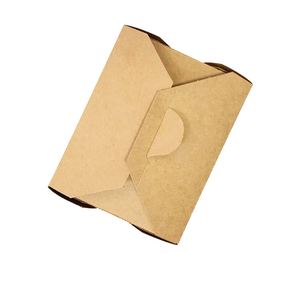 Boîte repas jetable en papier kraft brun 5x4.5x2.5 pouces certifiée ISO, emballage alimentaire de haute qualité pour restaurants, Chine - Product Image 6