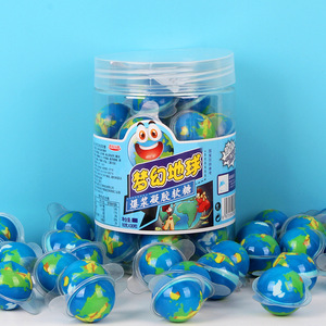 San valentino 10g vasca 3D bulbo oculare Design terra Gummies Internet per bambini celebrità snack caramelle inscatolate all'ingrosso - Product Image 2