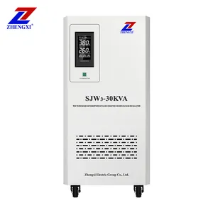 ZX SJW-30KVA 40KVA 3 three phase high accuracy automatic voltage stabilizer regulator 380V for offices machines