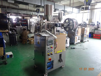 Machine automatique à emballer les sachets de thé pour l'emballage de papier alimentaire de pyramide de soie de nylon de thé de fines herbes triangulaire
