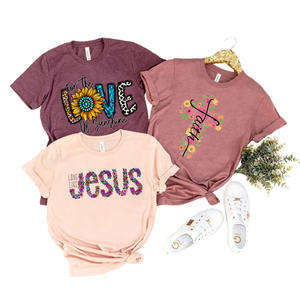 Impression de transfert de <span class=keywords><strong>Christ</strong></span> pour T-Shirt, vente en gros de Plastisol, impression de transfert sur vêtements - Product Image 6
