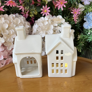 <strong>Tea</strong> <strong>Light</strong> <strong>House</strong> Ceramic Candle <strong>Holder</strong> - Product Image 5
