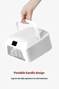 नए आगमन ने L3 UV एलईडी डुअल स्क्रीन सॉफ्ट आर्मरेस्ट नाखून लैंप, स्मार्ट सुरक्षा हाथ और पैर की त्वचा-सुरक्षित मोड + 4 टाइमर ड्रायर ड्रायर - Product Image 4