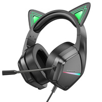 Hoco W103 Headset Gaming Berkabel Over Ear dengan Unit Speaker 40mm Kontrol di Kabel PC Esports
