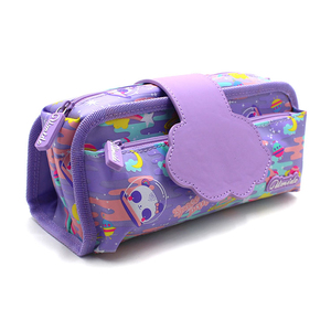 Custom di fabbrica in bianco scuola viola borsa su misura cancelleria impermeabile <span class=keywords><strong>astuccio</strong></span> a matita <span class=keywords><strong>astuccio</strong></span> per bambini ragazze - Product Image 4