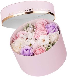 2025 Mother's Day Soap Flower <strong>Wedding</strong> Souvenir <strong>Gift</strong> Box Round Shaped Rose Soap Flower <strong>for</strong> <strong>Friends</strong> Mom Valentines Day <strong>Gift</strong> - Product Image 2