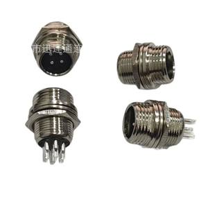 Connecteur mâle M12Rs765 12mm Gx12 à 7 broches en alliage de zinc nickelé avec contact argenté, pièces d'aviation - Product Image 1