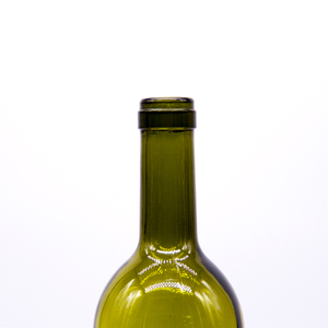 Bouteille de vin en verre vert olive de 750 ml à ouverture standard, compatible avec les bouchons de vin courants - Product Image 3