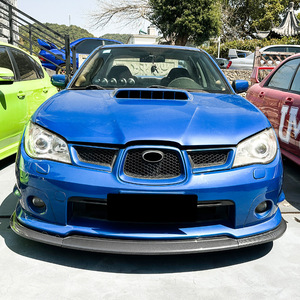 Amp-Z Front Lip Spoiler For Subaru Impreza WRX STI 2006-07 Carbon Fiber Texture Matte Finish Tuning Style - Product Image 2