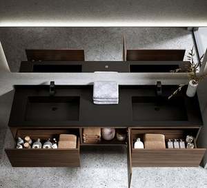 Best Selling Popular Good Looking Modern Corner Dresser European Furniture <b>With</b> Sink Can Be Customized - Product Image 1