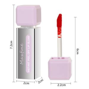 Gloss à lèvres végétalien halal transparent peel-off, fini mat, longue tenue, facile à appliquer, pour l'export. - Product Image 5