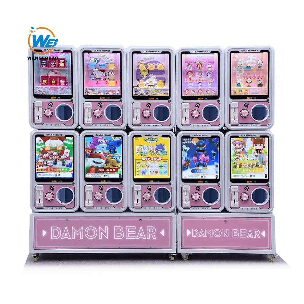 Manufacture 2023 New Coin Operated Twisted Eggs Toy Capsule Vending Gacha Gachapon Machine Customized Gashapon Vending Machine