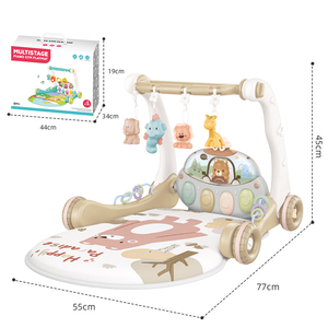 <span class=keywords><strong>3</strong></span> en 1 Baby Walker Convert Baby Activity Gym Mat Múltiples infantil Piano Rack Pedal Niños Juguetes educativos - Product Image 6