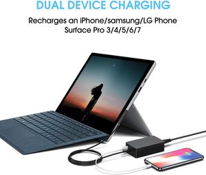 65W 15V 4A bề mặt <span class=keywords><strong>Power</strong></span> <span class=keywords><strong>Adapter</strong></span> sạc cho Microsoft bề mặt Pro 8x7 6 5 4 3 máy tính xách tay bề mặt Pro Sạc 65W - Product Image 5
