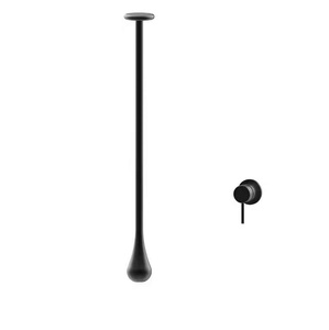 Kaiping <span class=keywords><strong>nero</strong></span> <span class=keywords><strong>opaco</strong></span> rubinetto rubinetto rubinetto a parete maniglia montaggio a soffitto rubinetto - Product Image 1