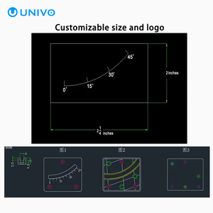 Inclinomètre étanche Univo pour véhicule, voiture, bateau, fauteuil roulant, navire, mesure de la pente, niveau à bulle, détection de pente 0-45° - Product Image 4