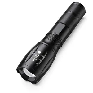 Outdoor 1000 Lumen Zoomable Flash Light G700 Tactical XML T6 LED Rechargeable Flashlight