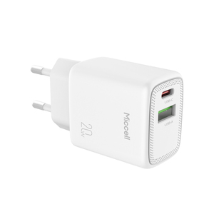 Chargeurs de téléphone Miccell en gros PD 20W USB-A Type C à charge rapide et faible génération de chaleur, adaptateur pour téléphones mobiles <span class=keywords><strong>iPhone</strong></span> 17, 16 - Product Image 1