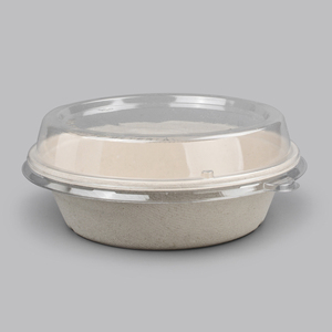 Di alta qualità Eco Friendly biodegradabile usa e getta piccola polpa rotonda da asporto bagassa 24 32 oz ciotola per confezionamento di alimenti per insalata - Product Image 1