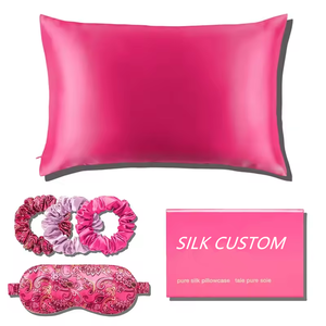 100% Mulberry <span class=keywords><strong>Silk</strong></span> Kissen bezug 22mm Luxus Seide Kissen bezüge mit Geschenk box Queen Size - Product Image 6