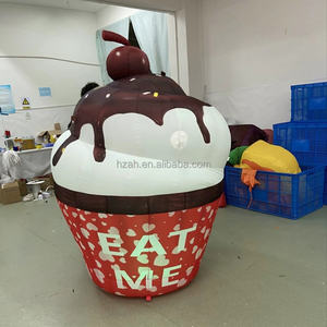 Modelo de Helado Inflable <span class=keywords><strong>Gigante</strong></span>, Decoración Realista de <span class=keywords><strong>Copa</strong></span> de Pastel Inflable para Promoción de Actividades y Eventos - Product Image 1
