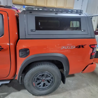 Toldo de Aluminio para Camioneta Nissan Frontier con Caja de 5 Pies (2022-2026), Bloqueable, Impermeable, con Luz de Freno LED, Carga de Techo de 350 kg