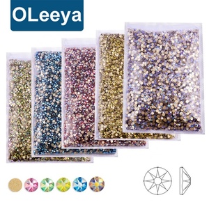 14400 pièces/sac en vrac, vente en gros, strass de qualité supérieure style 2088 à 16 facettes, SS10-SS34, strass brillants non thermocollants pour ongles - Product Image 3