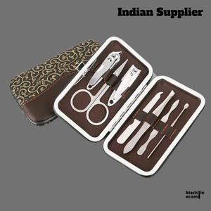 Kit de soin des ongles en acier inoxydable de haute qualité, ensemble de manucure pour femmes et hommes, outils de toilettage disponibles à la vente - Product Image 1