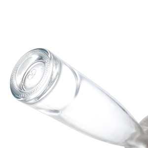 Nhà Máy Bán Buôn 500Ml Trong Suốt Vòng Rum 500Ml Whiskey Gin Tinh Thần Chai Tùy Chỉnh Với Nút Chai Cap - Product Image 3