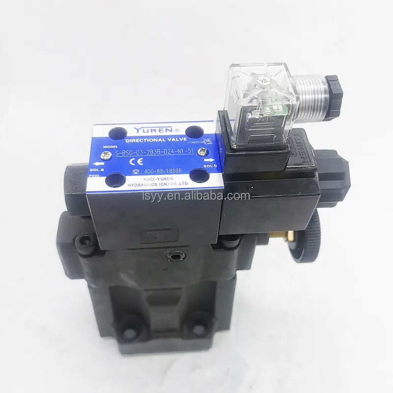 Valvola idraulica a solenoide valvola di sfogo elettromagnetica SBSG-03-2B3B SBSG-06-2B3B valvola di controllo idraulico