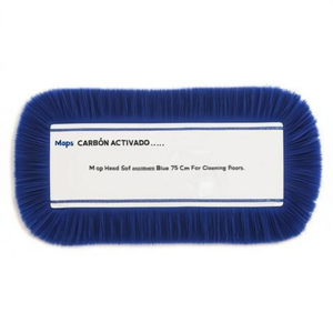 Testina per Scopa Sintetica Morbida Blu 75 Cm per Pulizia Pavimenti - Product Image 2