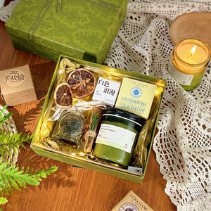 Luxury Scented Candle <b>Gift</b> <b>Box</b> With Soap Ritual Present For Teacher Birthday Wedding Guest Favors - Product Image 4